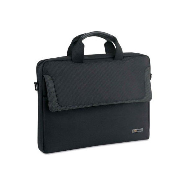 Solo SOLO Pro Slim Brief, 16", 15 1/4 x 2 x 11 1/2, Black CLA1164 - main